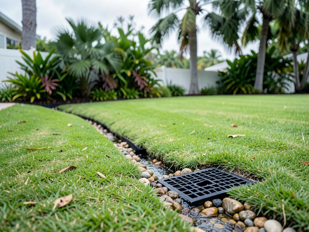 Catch basin & surface drainage